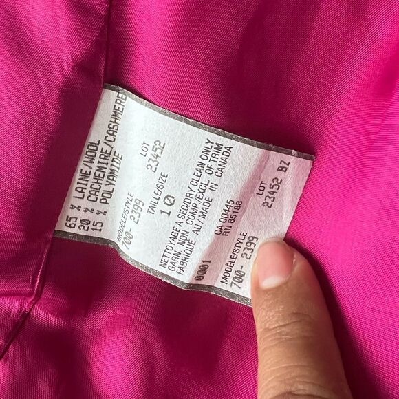 Louben blazer cashmere and wool size L - Picture 6 of 6